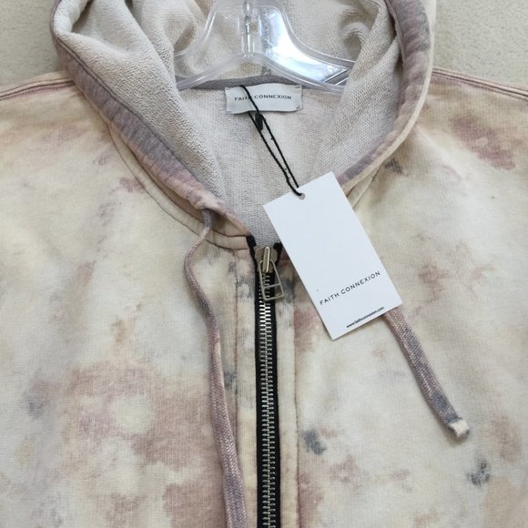 FAITH CONNEXION Mens Laced Hooded Sweat Jacket Sz M Grey 100% Cotton NEW $760 - Picture 9 of 12